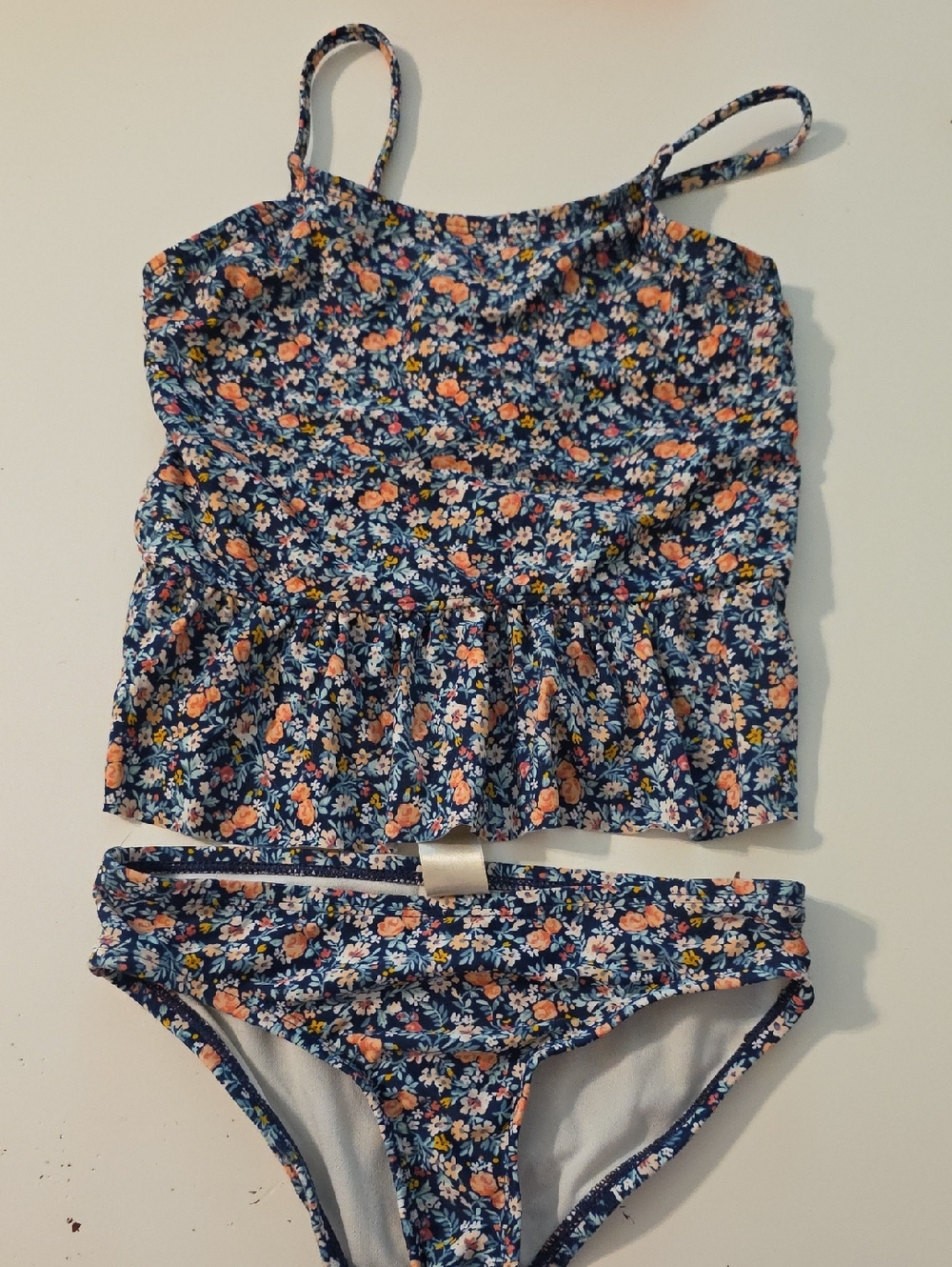 OshKosh B'gosh Navy Floral Two-Piece Swim Set